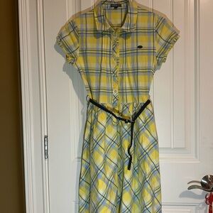 Yellow semi-formal dresss